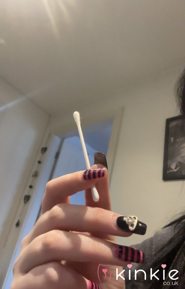 Use Cotton Buds👅