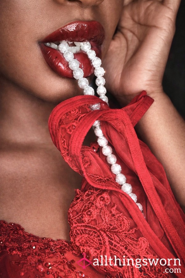Use Thong With Pearls In The Middle