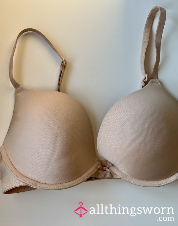 Used 32D Skin Coloured Push Up Bra