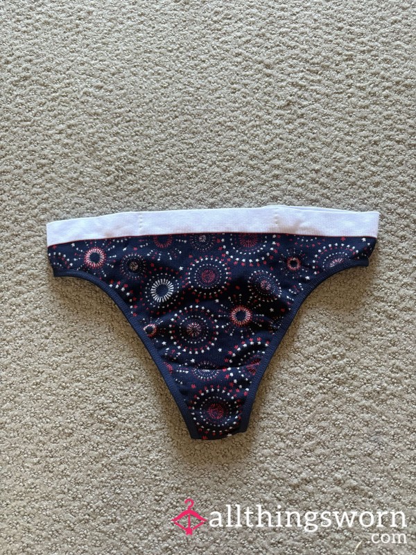 Used 4th Of July Firework Thong