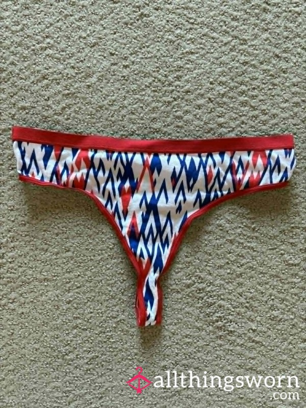 Used 4th Of July Thong