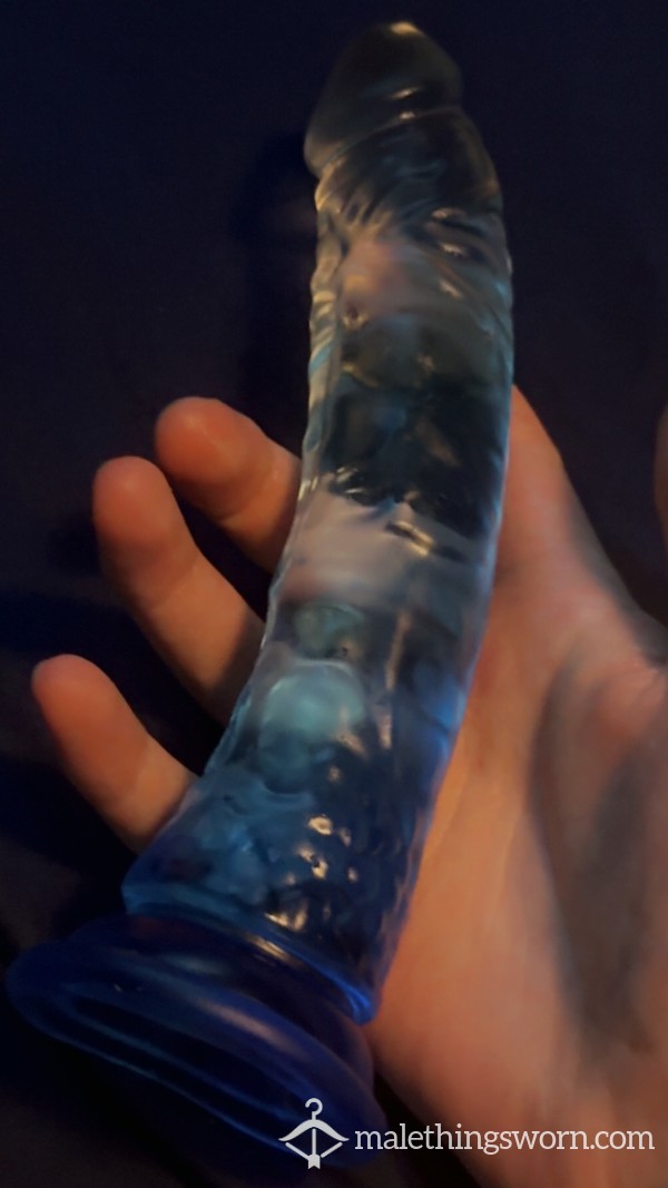 Used 8 Inch Clear/blue Di**o