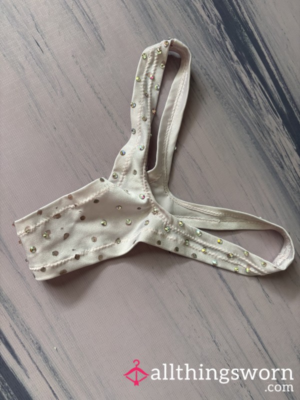 Used & Abused Diamond Crusted Stripper Thong