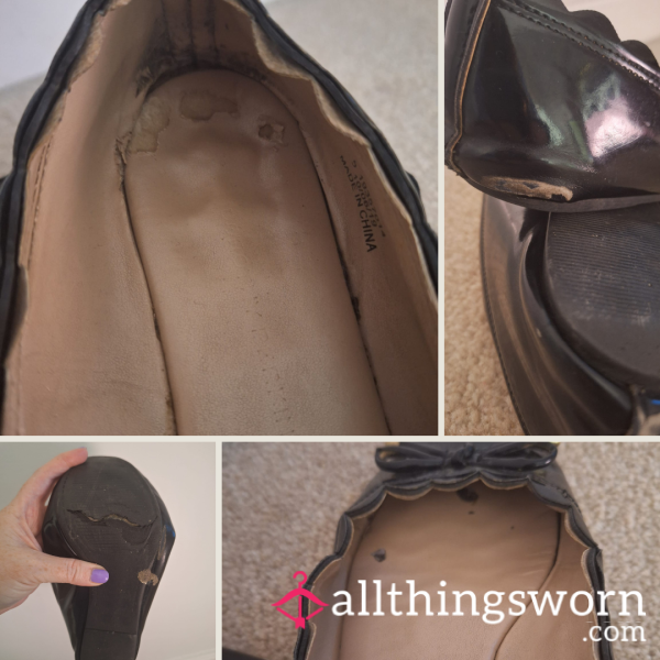 Used & Abused Patent Dolly Shoes: Broken In And Ready For You 😉