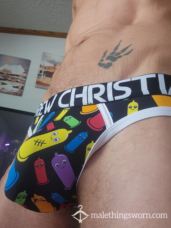 Used AC Condom Jockstrap