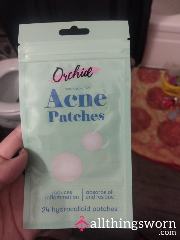 Used Acne Patches