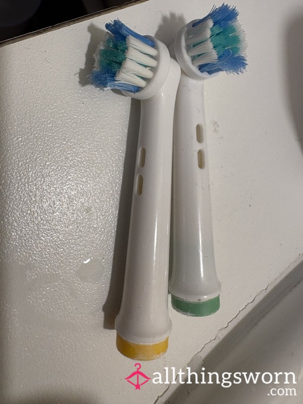 Used Electric Toothbrush Heads
