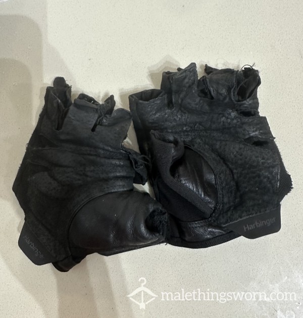 Used And Abused Gym Gloves