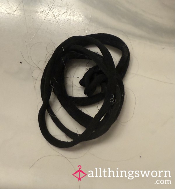 Used And Stretched Hair Ties