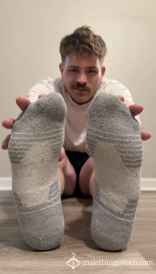 Used And Worn Ankle Socks