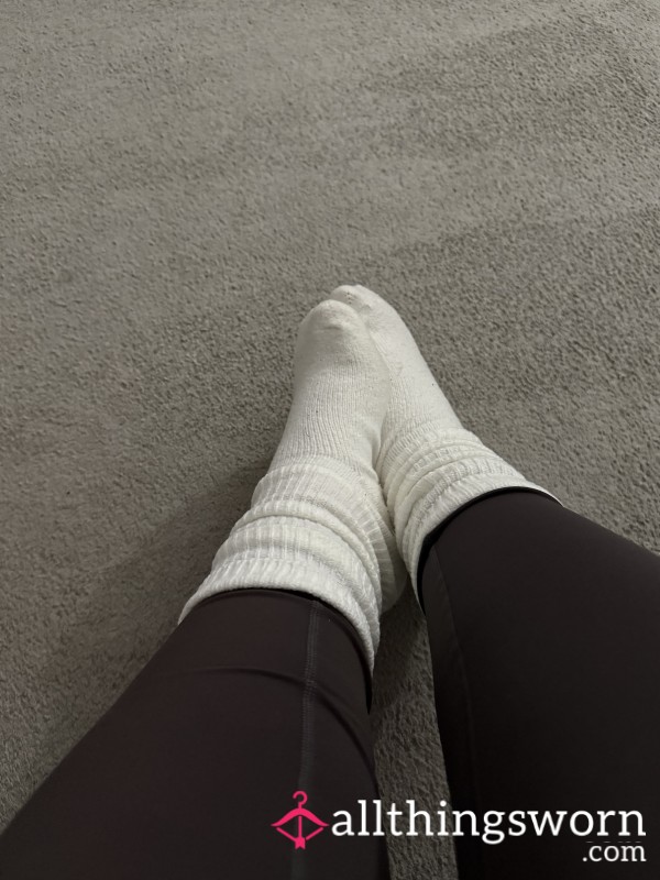 Used And Worn Slouch Lounge Socks
