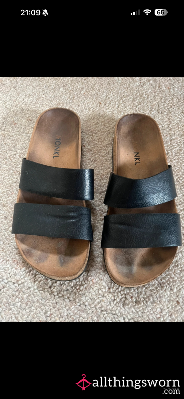 Used And Worn Sandals