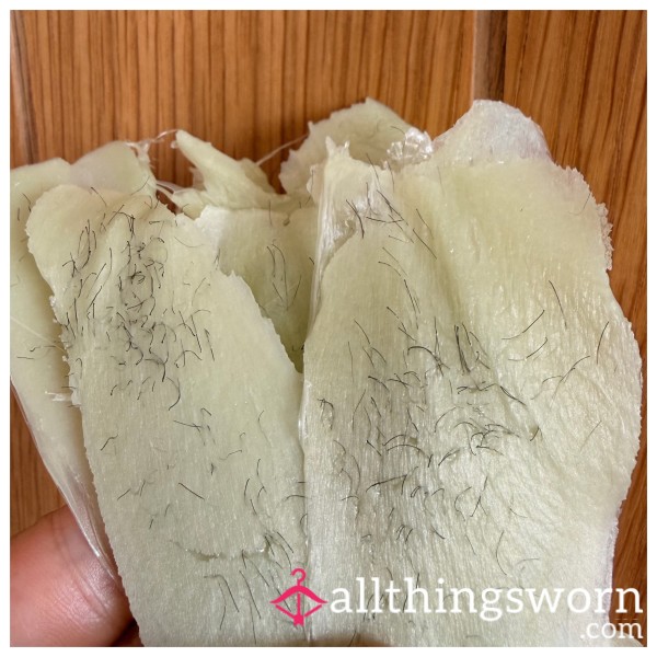 Used Armpit Wax Strips – Fresh From My Hairy Pits 🔥💦