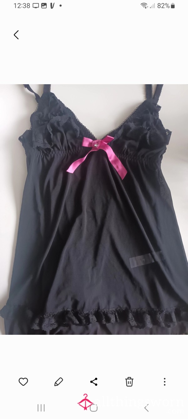 USED BABYDOLL S**Y NYLON 💋💋