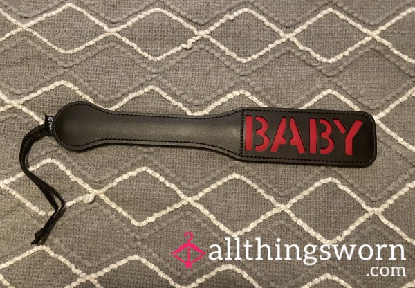 Used BDSM Spanking Paddle With Video
