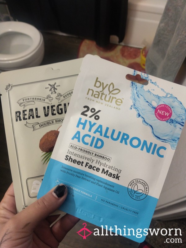 Used Beauty Face Mask