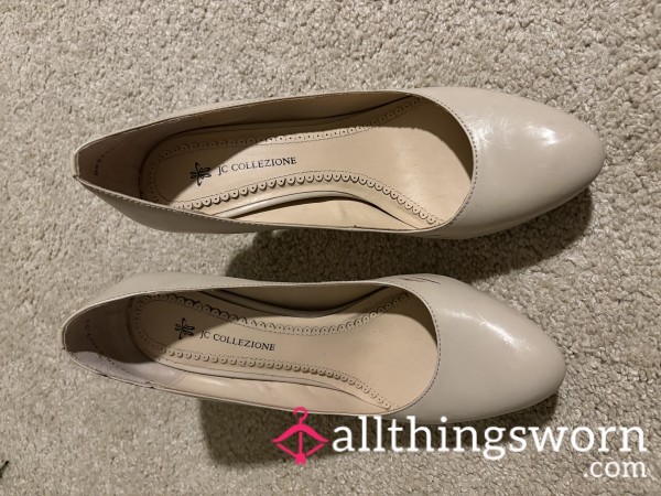 Used Beige Heels