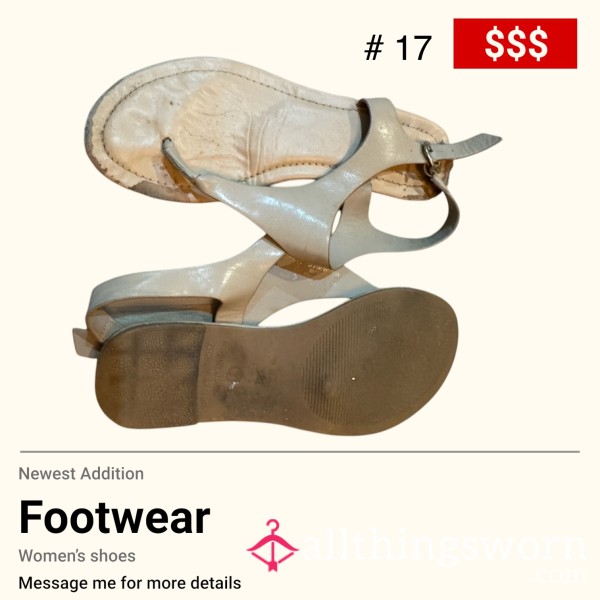Used Beige Sandals