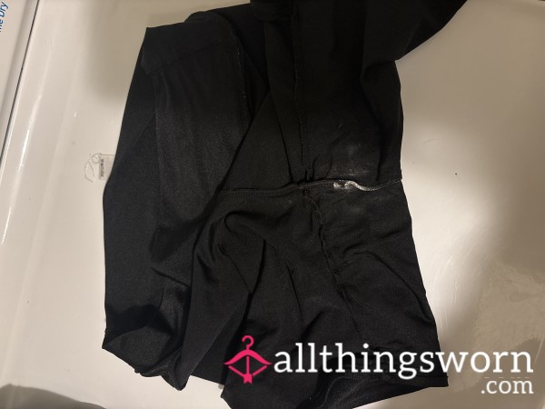Used Bike Shorts With Discharge Stains