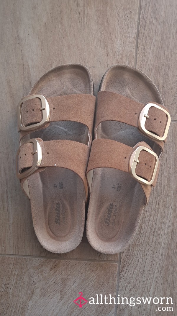 Used Birkenstock-like Slippers