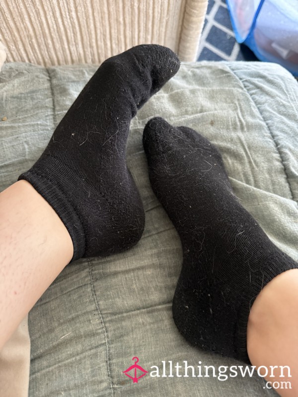 Used Black Ankle Socks