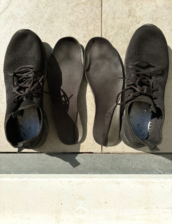 Used Black Knit/mesh Lightweights
