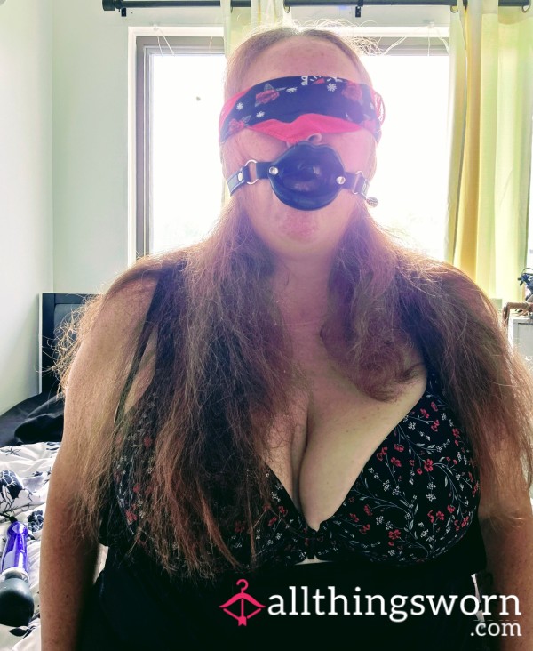 Used Black Open Mouth Gag