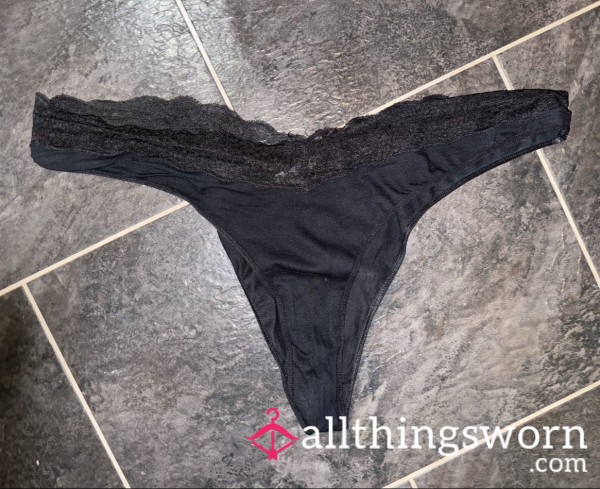 Used Black Panties
