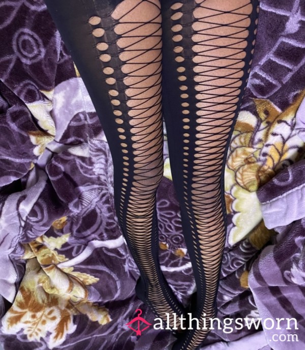 Used Black Pantyhose