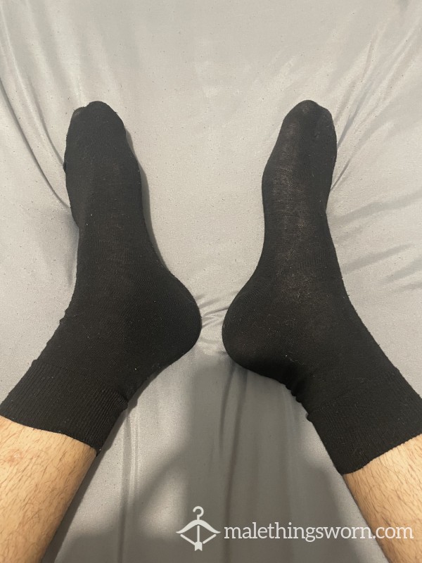 Used Black Socks