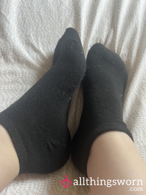 Used Black Ankle Socks🖤