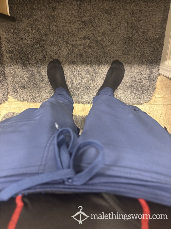 Used Black Socks Post A 12 Hour Shift