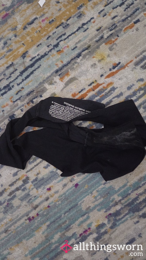 Used Black Thong
