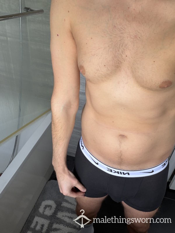 Used Black & White Nike Boxers Underwear