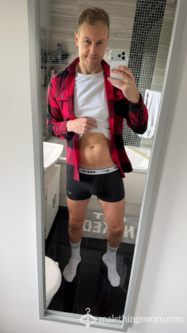 Used Black & White Nike Boxers