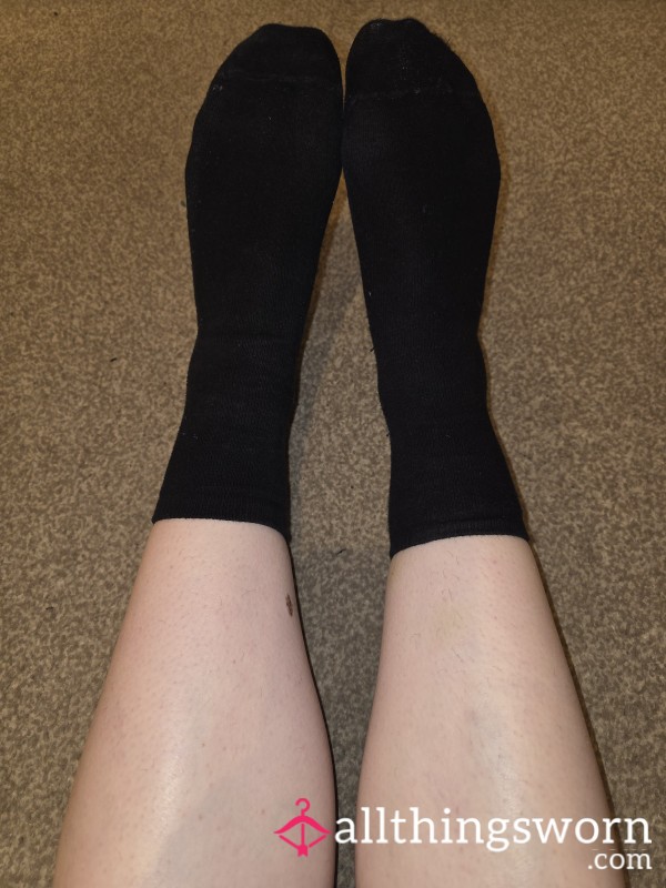Used Black Work Socks