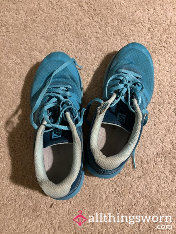 Used Blue Running Shoes