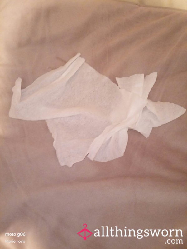 Used Body Wipes. 2 Count