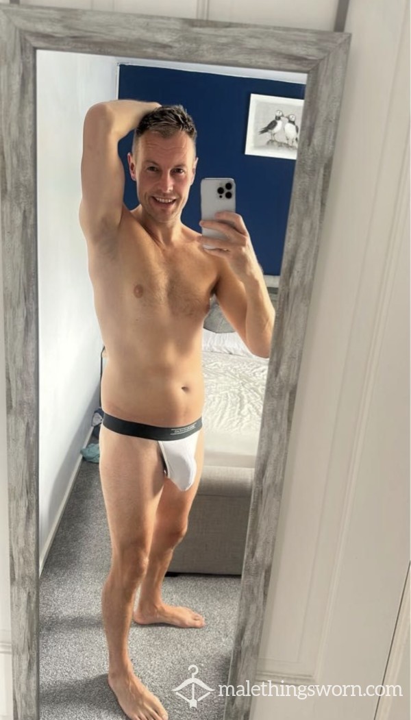 Used Box Menswear Semi Transparent White Thong