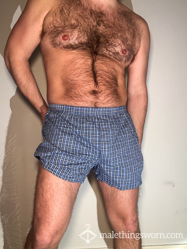 Used Boxer Shorts (Blue)