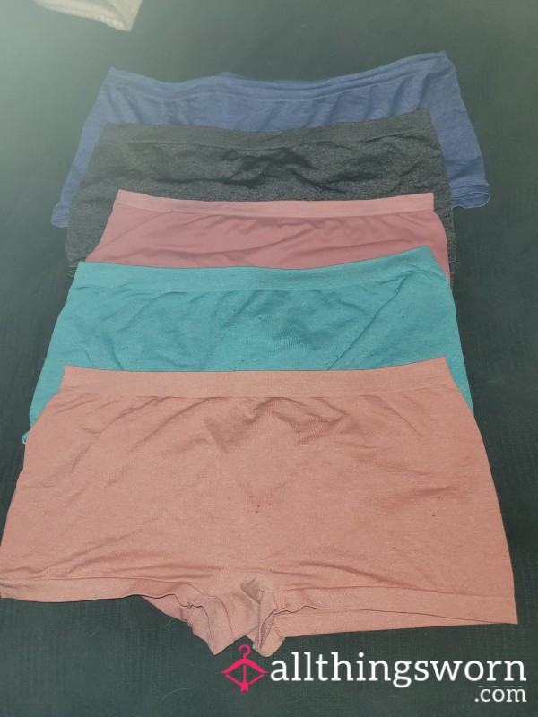 Used Boyshorts, Pick Your Favorite Color!