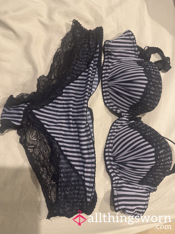 Used Bra And Panties Set