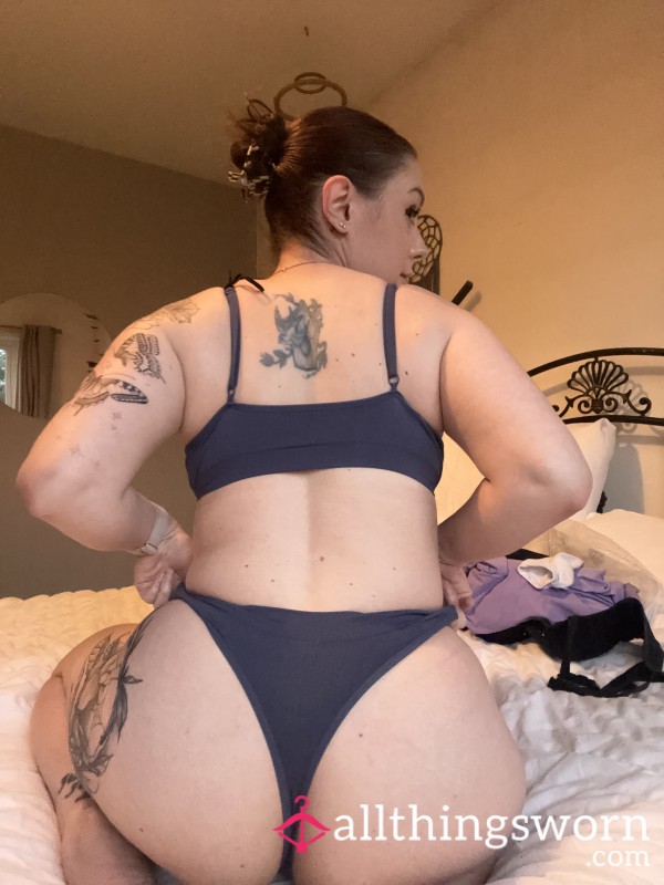 Used Bralette And Thong Set