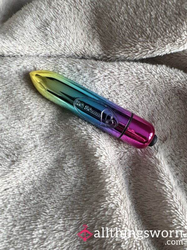 Used By Me Mini Bullet Vibrator Rainbow Cute S**y S** Toy