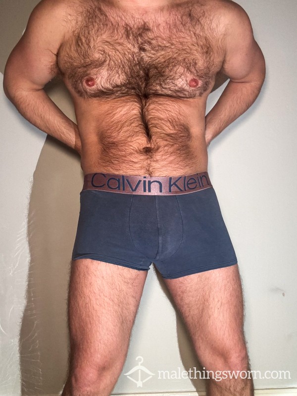 Used Calvin Klein Boxers (Navy/Pink)
