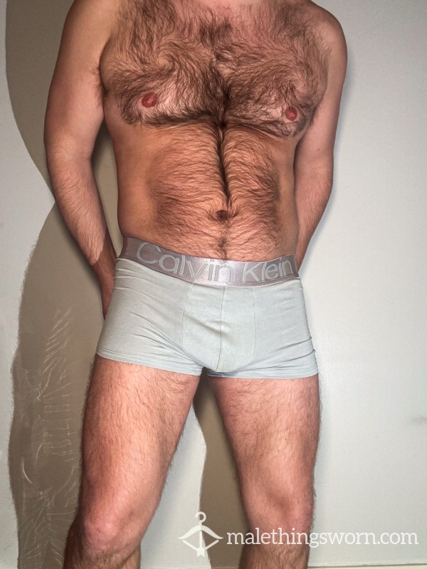 Used Calvin Klein Boxers (Grey/Silver)