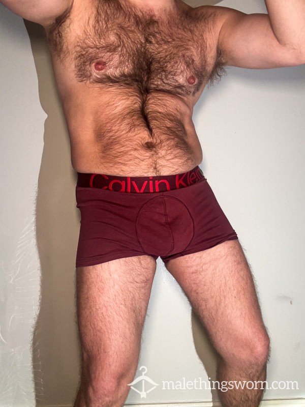 Used Calvin Klein Boxers (Red)