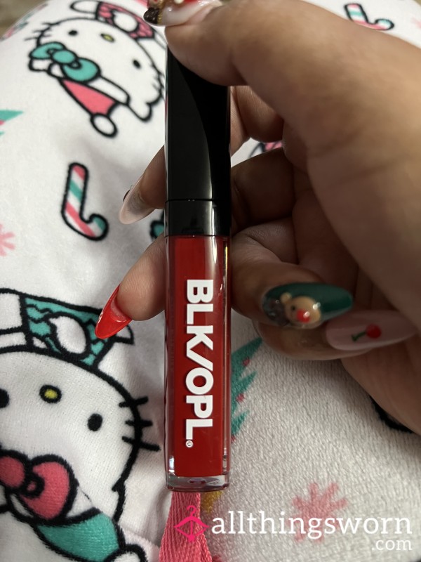 Used Caribbean Goddess Red Lipgloss