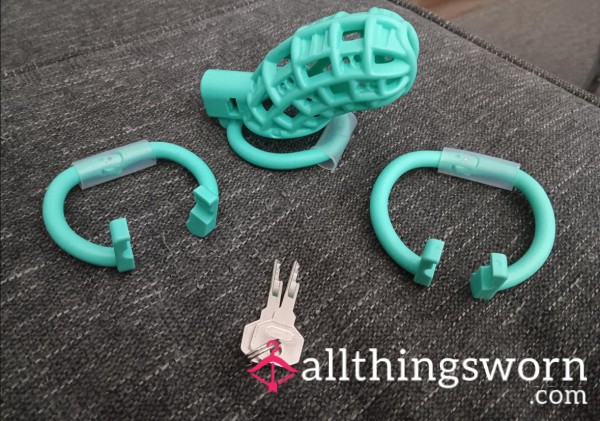 Used Chastity Cage Set