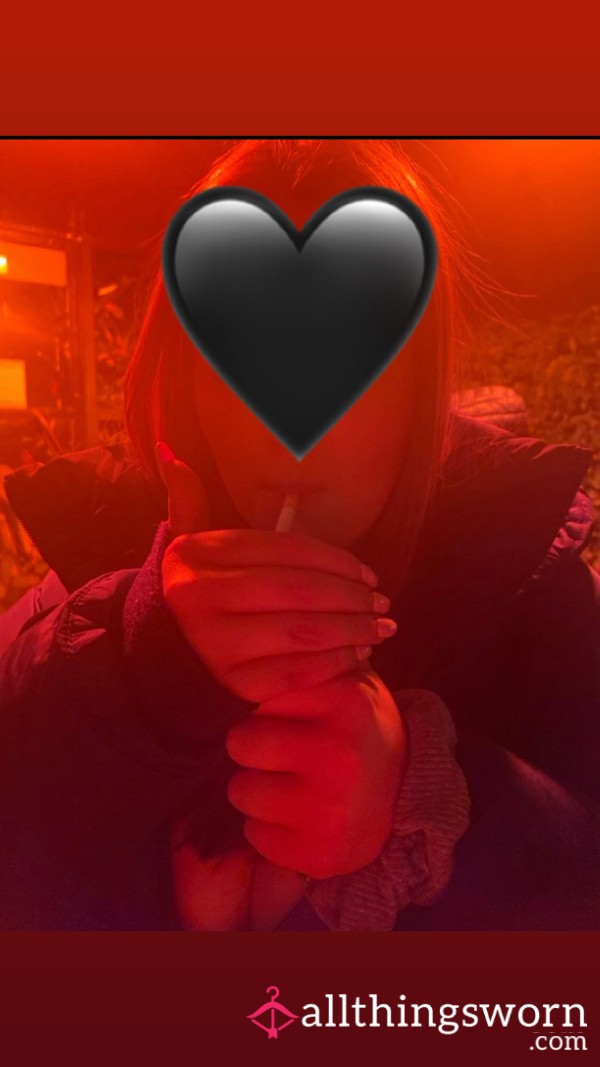 Used Cigarette Bu*t With Free Smoking Video